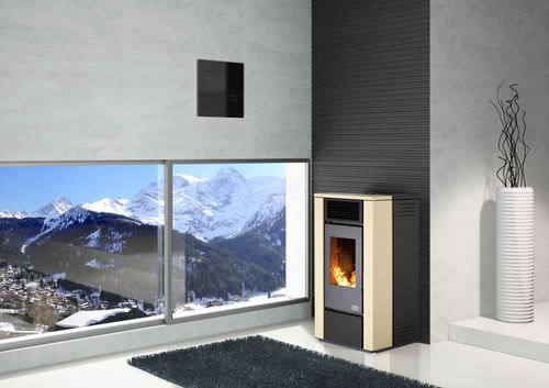 Pelletkaminofen - PARIGI  - KARMEK ONE SRL - modern / Stahl