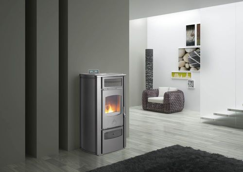 Pelletkaminofen - MARYLIN  - KARMEK ONE SRL - modern / Stahl