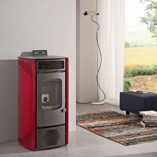 Pelletkaminofen - ELENA  - KARMEK ONE SRL - modern / Stahl