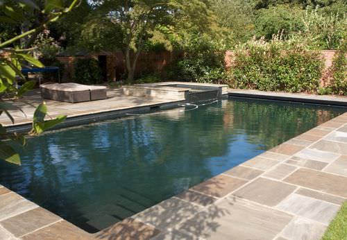 Natürliches Schwimmbecken - SOUTH LONDON - GUNCAST SWIMMING POOLS - für Außenbereich / erdverlegt / Mosaik
