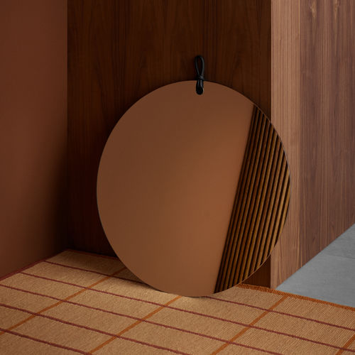 Wandmontierter Spiegel - KIMI - Fogia - modern / rund / MDF