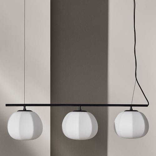 Hängelampe - PERSIMON - Fogia - Glas / Opal / modern