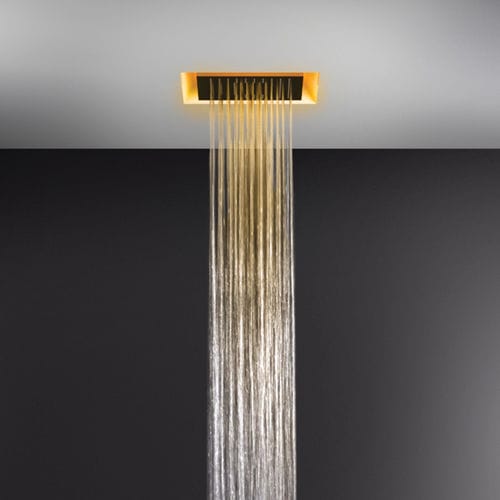 Duschkopf für Deckenmontage - AFILO : 57301 - GESSI SPA - Einbau / quadratisch / Regenstrahl