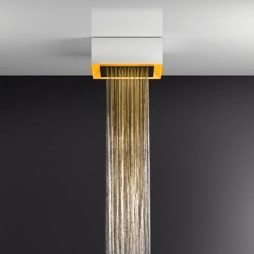 Einbauduschkopf - 57303 - GESSI SPA - deckenmontiert / quadratisch / Regenstrahl