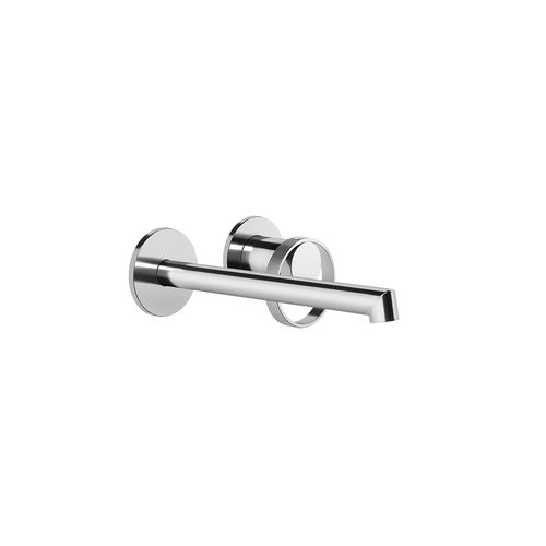 Einhebelmischer für Waschtisch - ANELLO : 63383 - GESSI SPA - wandmontiert / Metall / für Badezimmer