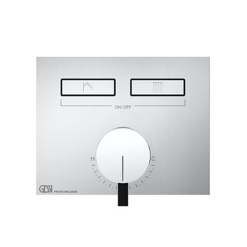 Einhebelmischer für Dusche - 63079 - GESSI SPA - wandmontiert / thermostatisch / Metall