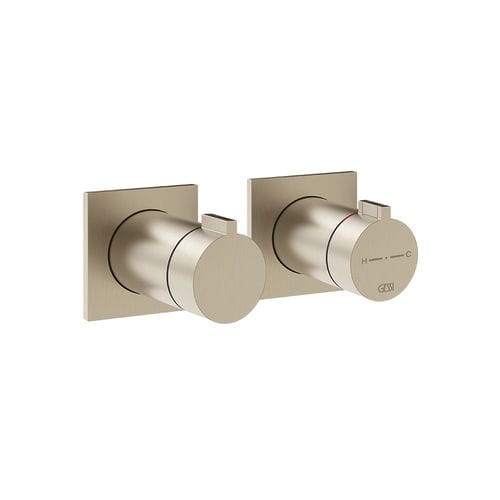Einhebelmischer für Dusche - 73032 - GESSI SPA - wandmontiert / thermostatisch / Metall