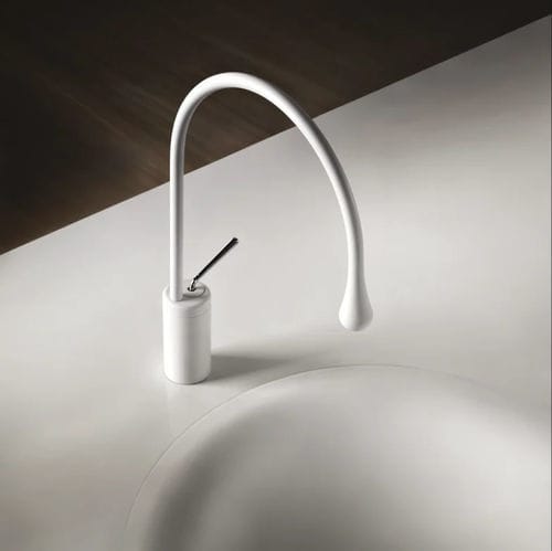 Einhebelmischer für Waschtisch - GOCCIA : 33605 - GESSI SPA - Aufsatz / Metall / für Badezimmer