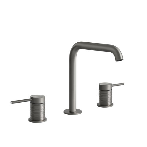 Zweigriffmischer für Waschtisch - 54312 - GESSI SPA - Aufsatz / Edelstahl / für Badezimmer