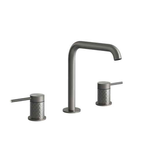 Zweigriffmischer für Waschtisch - 54112 - GESSI SPA - Aufsatz / Edelstahl / für Badezimmer