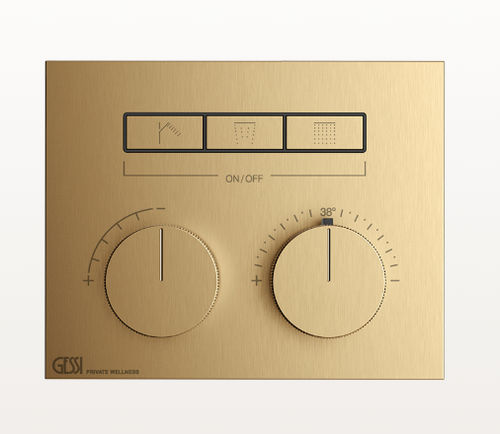Einhebelmischer für Dusche - 63006 - GESSI SPA - wandmontiert / Aufsatz / Metall