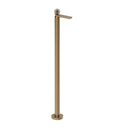Einhebelmischer für Waschtisch - AREA PRO - GESSI SPA - Aufsatz / Metall / für Badezimmer