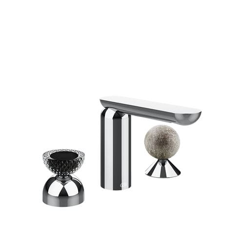 Einhebelmischer für Waschtisch - AREA PRO - GESSI SPA - Aufsatz / Metall / für Badezimmer