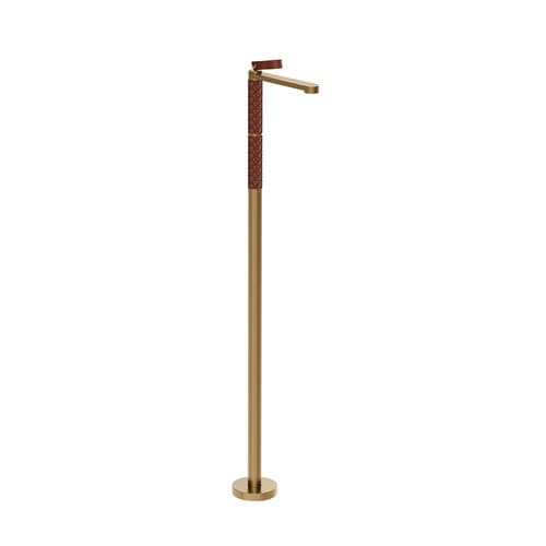 Einhebelmischer für Waschtisch - AREA PRO - GESSI SPA - Aufsatz / Metall / für Badezimmer