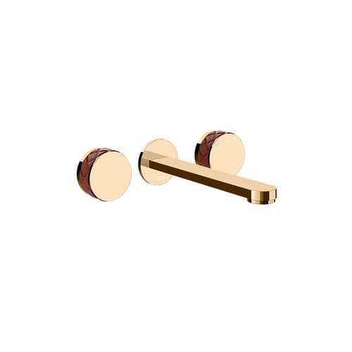 Einhebelmischer für Waschtisch - AREA PRO - GESSI SPA - wandmontiert / Metall / für den Innenraum