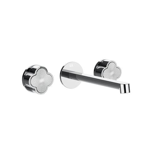 Einhebelmischer für Waschtisch - AREA PRO - GESSI SPA - Aufsatz / Metall / für Badezimmer