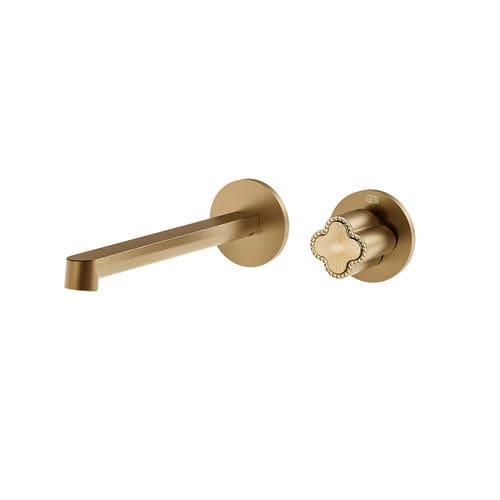 Einhebelmischer für Waschtisch - AREA PRO - GESSI SPA - wandmontiert / Metall / für Badezimmer