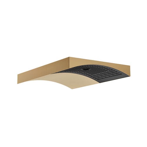 Duschkopf für Deckeneinbau - AREA PRO - GESSI SPA - quadratisch / Regenstrahl / für Gewerbegebrauch