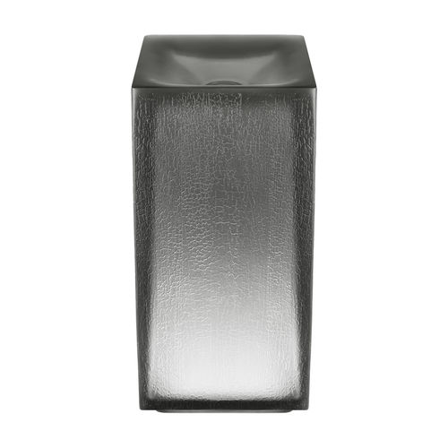 Bodenstehendes Waschbecken - AREA PRO - GESSI SPA - mit integrierter Waschtischplatte / quadratisch / 1-Loch