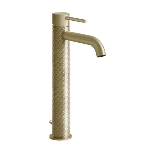 Einhebelmischer für Waschtisch - AREA PRO - GESSI SPA - Aufsatz / Metall / für den Innenraum