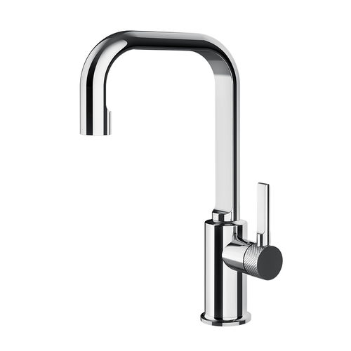Einhebelmischer für Waschtisch - AREA PRO - GESSI SPA - Aufsatz / Metall / für den Innenraum