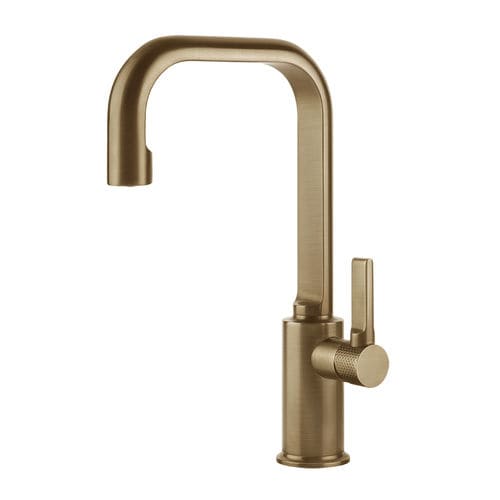Einhebelmischer für Waschtisch - AREA PRO - GESSI SPA - Aufsatz / Metall / für Badezimmer