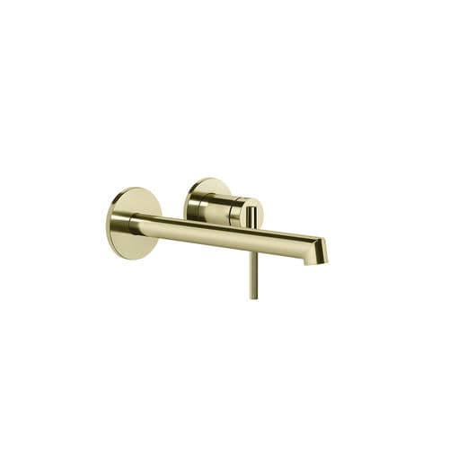 Einhebelmischer für Waschtisch - AREA PRO - GESSI SPA - wandmontiert / für den Innenraum / 2-Loch