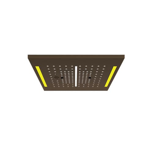 Einbauduschkopf - AREA PRO - GESSI SPA - kreisförmig / rechteckig / Regenstrahl