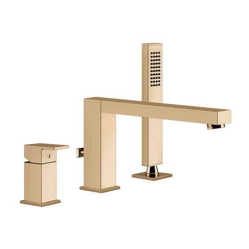 Einhebelmischer für Waschtisch - AREA PRO - GESSI SPA - Aufsatz / Metall / für Badezimmer