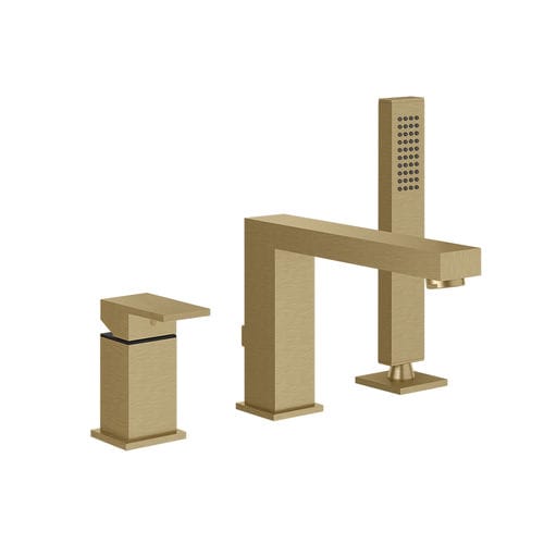 Einhebelmischer für Waschtisch - AREA PRO - GESSI SPA - Aufsatz / Metall / für Badezimmer