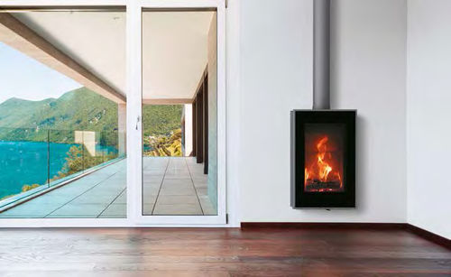 Holz-Kaminofen - VISION - Carbel - 0 - 5 kW / 5 kW...10 kW / wandmontiert