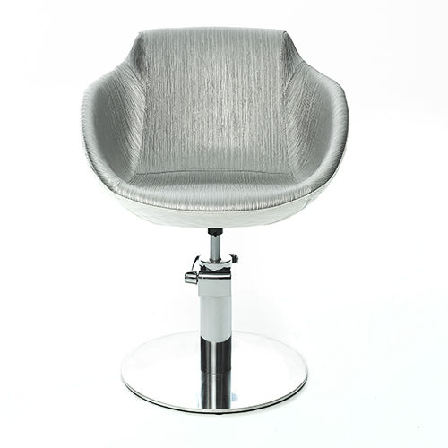 Moderner Friseurstuhl - BUBBLE - FEDERICO MARTINEZ FM - Stoff / Aluminium / mit Hubhydraulik