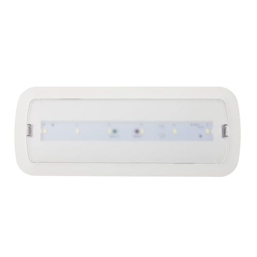 Wandmontierte Notbeleuchtung - XRUN - Arelux - rechteckig / LED / ABS-Kunststoff