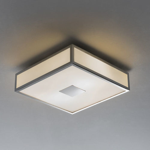 Moderne Deckenleuchte - EGO - Redo Group - quadratisch / Glas / aus verchromtem Metall