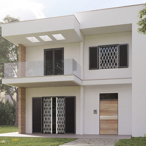 Erweiterbares Sicherheitsgitter - Briareo - Di.Bi. Porte Blindate - Falt / für Türen / für Fenster