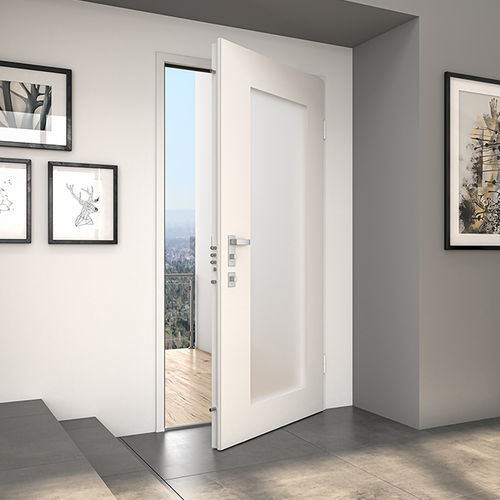 Eingangstür - 883 SKIN - Di.Bi. Porte Blindate - galvanisiertem Stahl / Plexiglas® / einflügelig