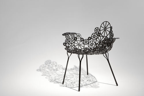 Sessel / originelles Design - ESTRELA - A lot of Brasil - Stahl / für Garten