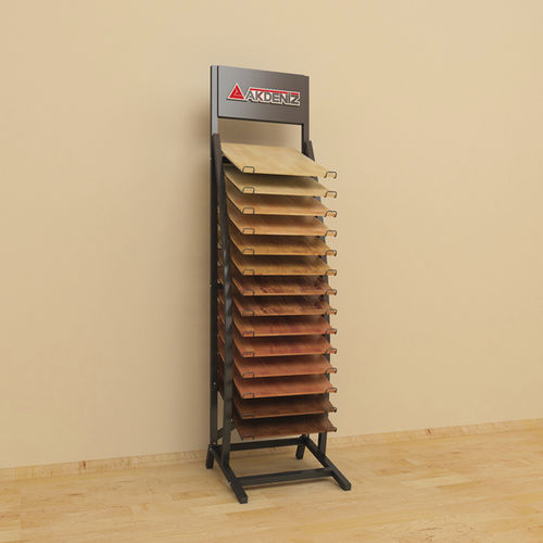 Präsentierregal für Parkett - LS-1401 - AKDENIZ Display Systems - Metall / für Einzelhandel