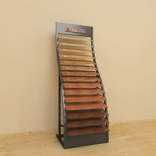 Präsentierregal für Parkett - LS-1501 - AKDENIZ Display Systems - Metall / für Einzelhandel
