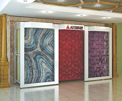 Metall-Teppichständer - 104 - AKDENIZ Display Systems - für Einzelhandel