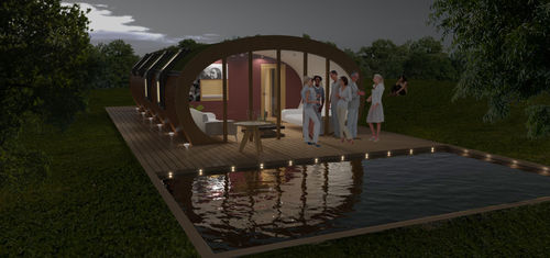 Umweltfreundliches Haus - Green Unit - passiv / Modul / temporär