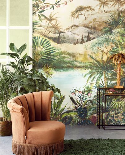 Moderne Tapete - VIVID - Eijffinger - Vinyl / Blumenmotiv / Naturmotiv