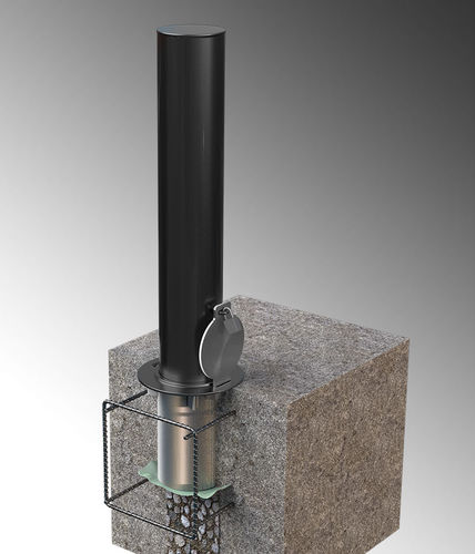 Sicherheits-Sperrpfosten - IBP / SSP  - CALPIPE SECURITY BOLLARDS - abnehmbar / Edelstahl / Kohlenstoffstahl