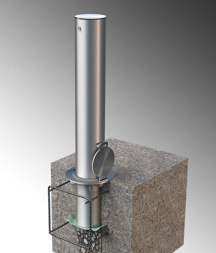 Sicherheits-Sperrpfosten - IBR / SSR  - CALPIPE SECURITY BOLLARDS - abnehmbar / Edelstahl / Kohlenstoffstahl