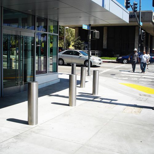 Sicherheits-Sperrpfosten - LBMA  - CALPIPE SECURITY BOLLARDS - versenkbar / Edelstahl