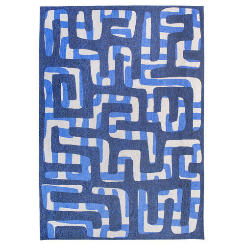Moderner Teppich - ULTRAMARINE - Louis De Poortere - Motiv / Polyester / aus Vinylgewebe
