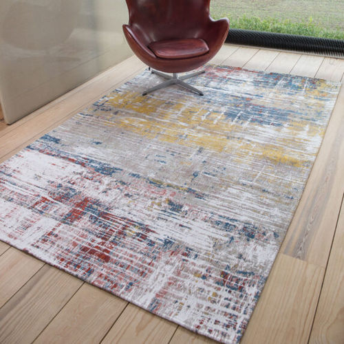 Moderner Teppich - MONTAUK MULTI - Louis De Poortere - Motiv / Polyester / aus Vinylgewebe