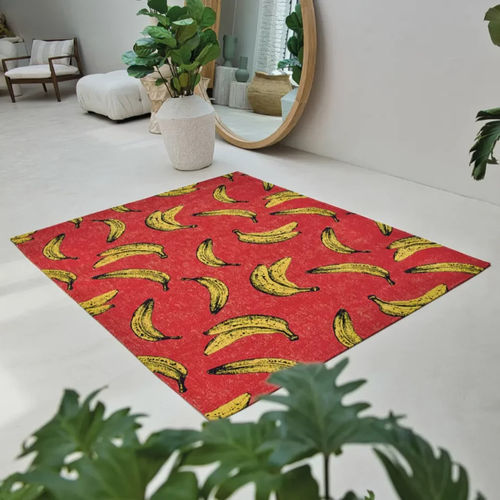 Moderner Teppich - MIAMI - Louis De Poortere - Blumenmotive / Polyester / aus Vinylgewebe