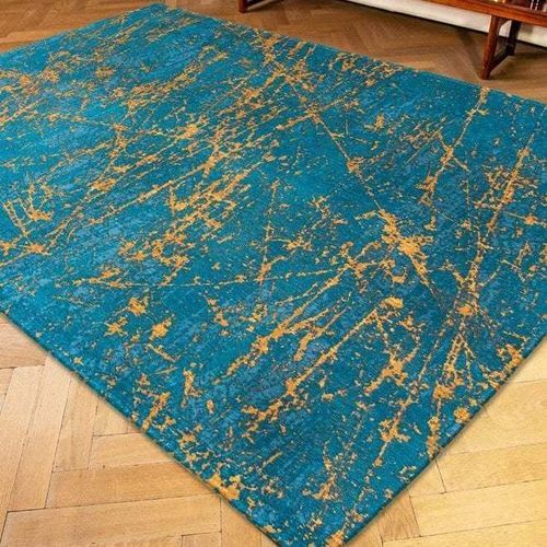 Gewebter Teppichboden - STELLAR - LIGHTNING TURQUOISE 9218 - Louis De Poortere - Polyester / Kunststoff / für Gewerbegebrauch