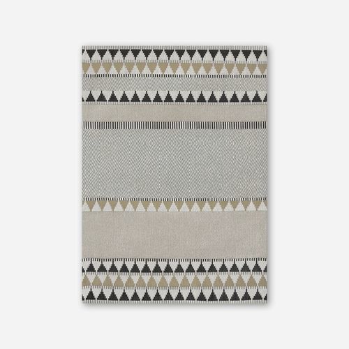 Moderner Teppich - CARBON 8765 - Louis De Poortere - mit geometrischen Motiven / Carbon / rechteckig